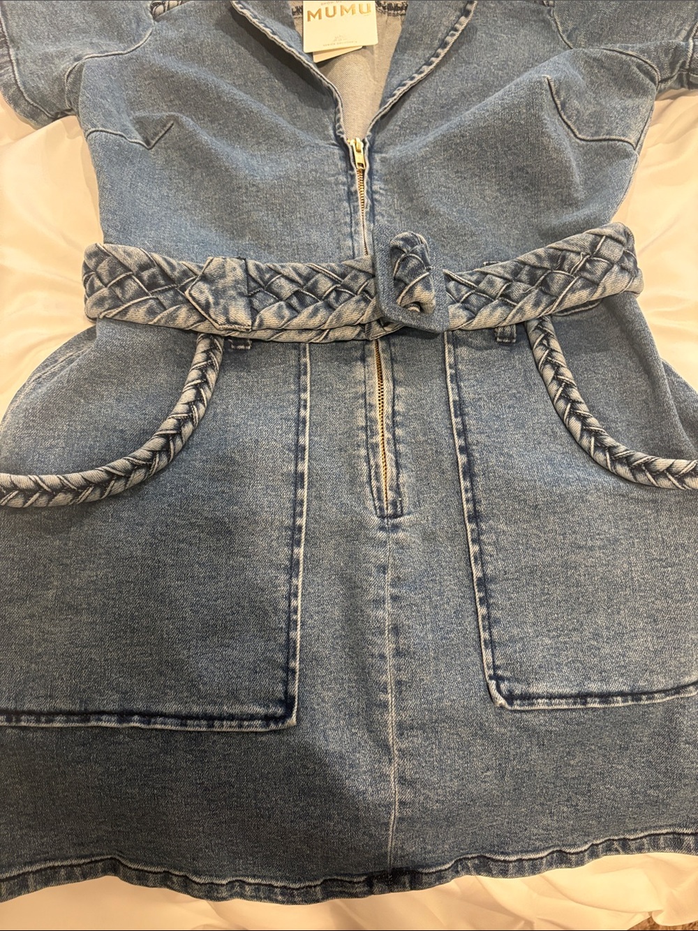 SALE TODAY! NWT! Show Me Your MuMu Outlaw Zip Dress - Picture 5 of 7